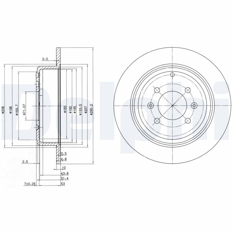 Brake Disc BG2873