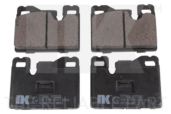 Bremsbelagsatz, Scheibenbremse