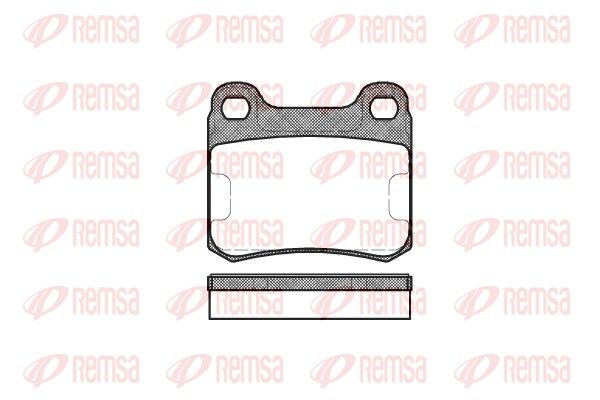 Premium Rear Brake Pad Set