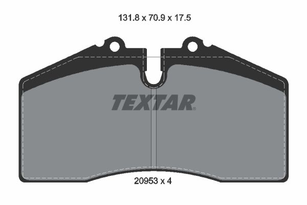 Brake Pad Set, disc brake 2095302