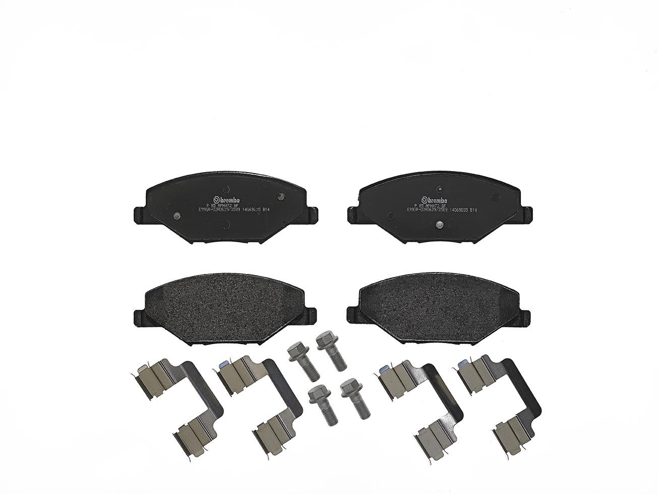 Brembo P 85 121 Bremsbelagsatz, Scheibenbremse