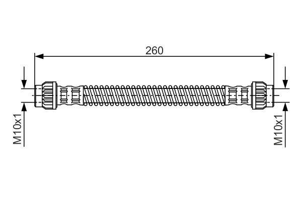 BRP BRH611143 Brake Hose