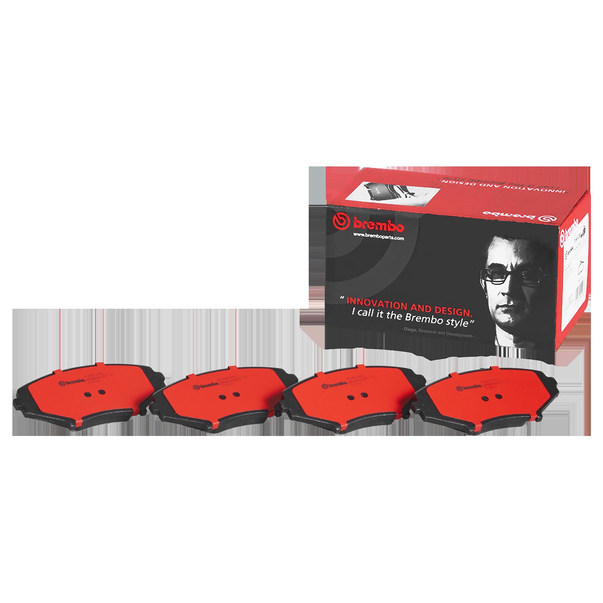 BREMBO DISC PAD -  MAZDA RX-8 03-12 (FRT) - TecDoc 1