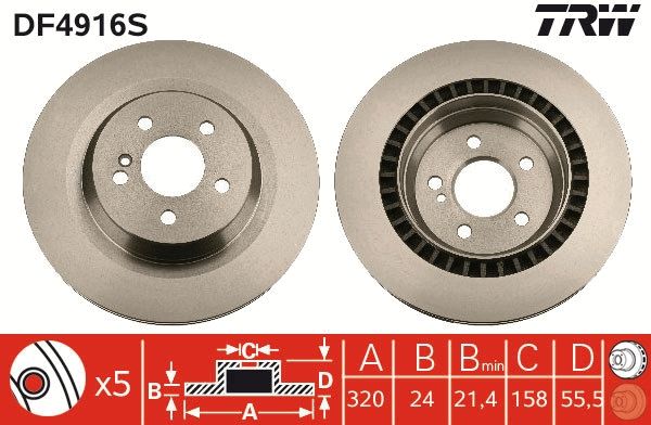 Brake Disc DF4916S