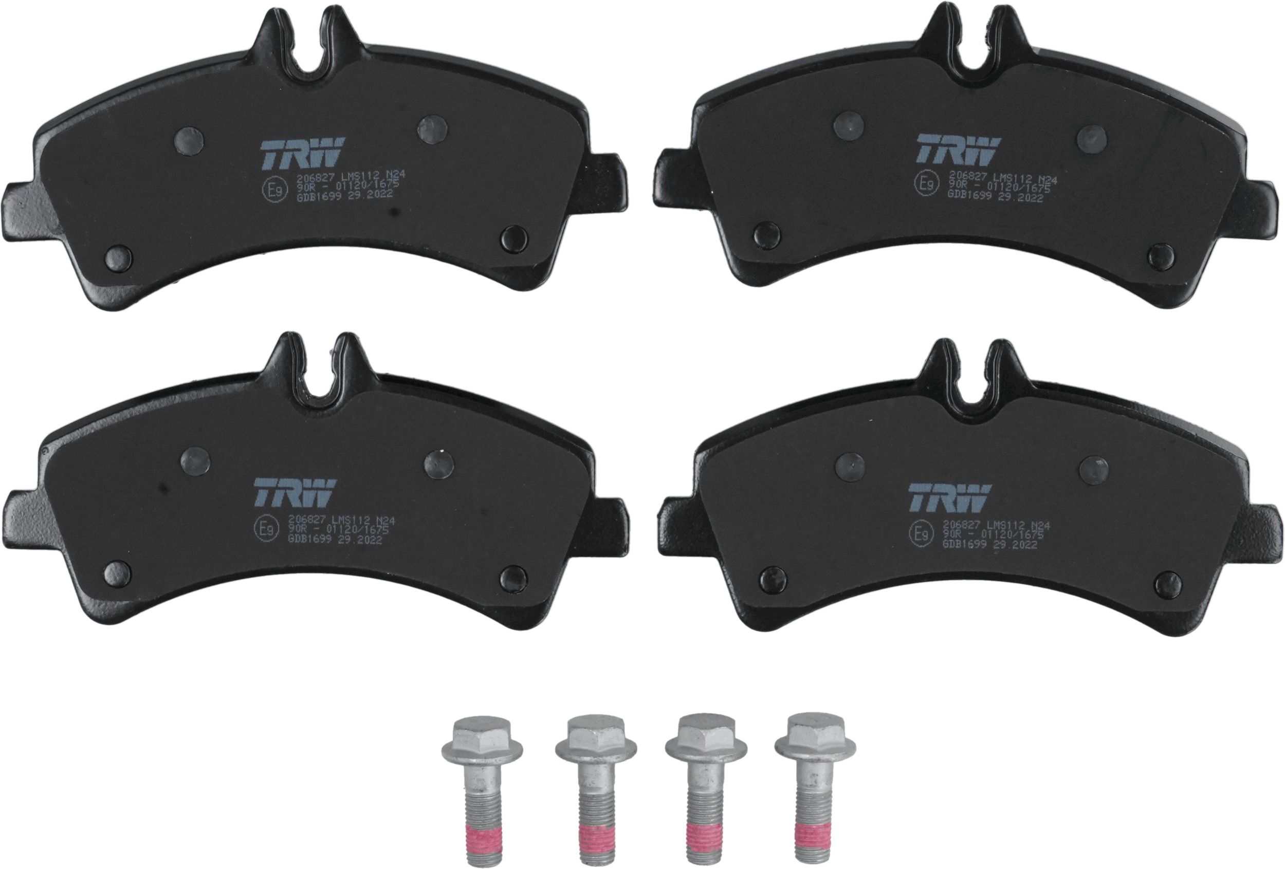 TRW DISC BRAKE PADS - TecDoc 2
