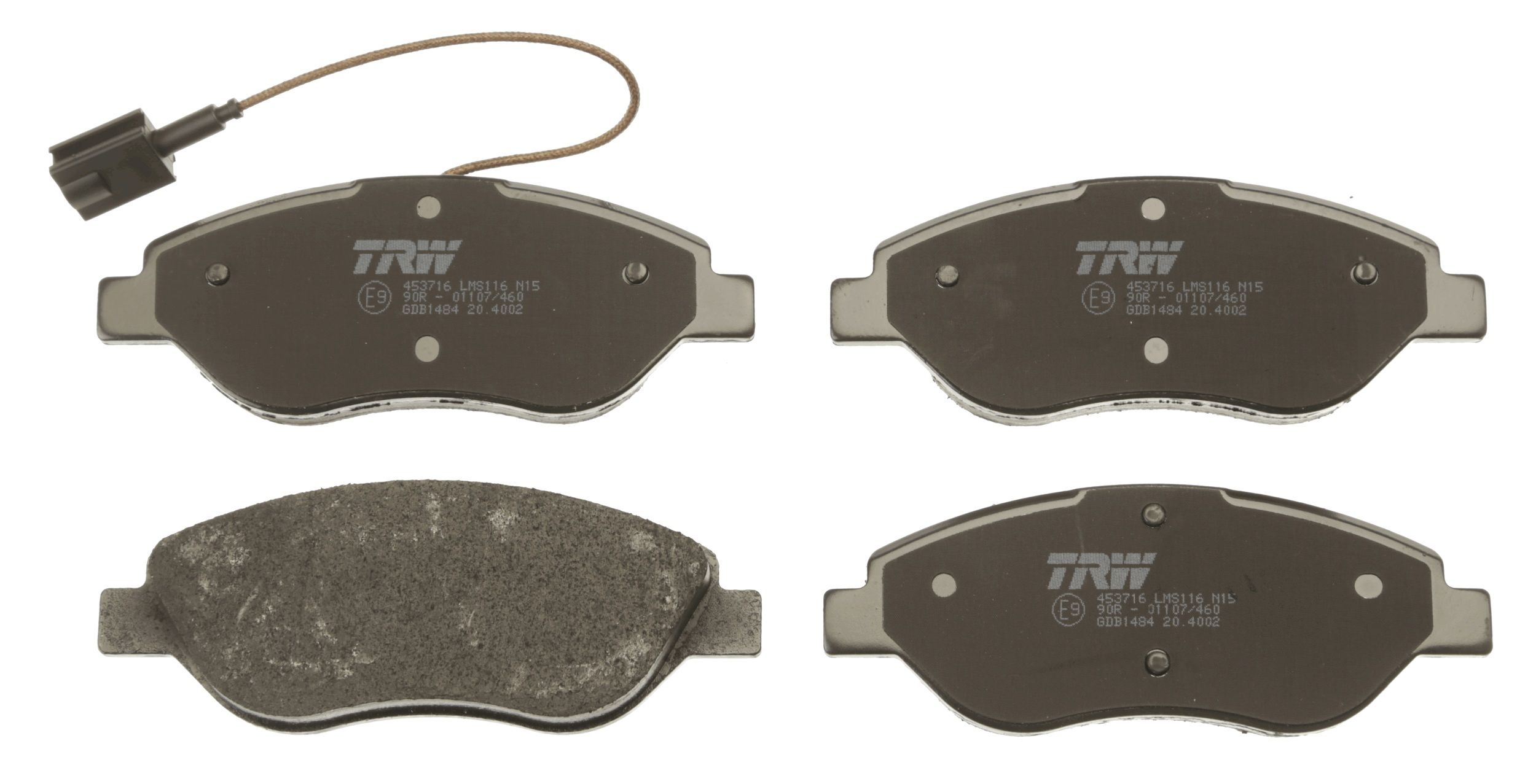 TRW DISC BRAKE PADS - TecDoc 2