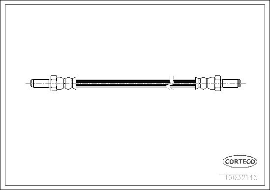 FLEXIBLE DE FREIN FORD-DAIMLER-J  0705