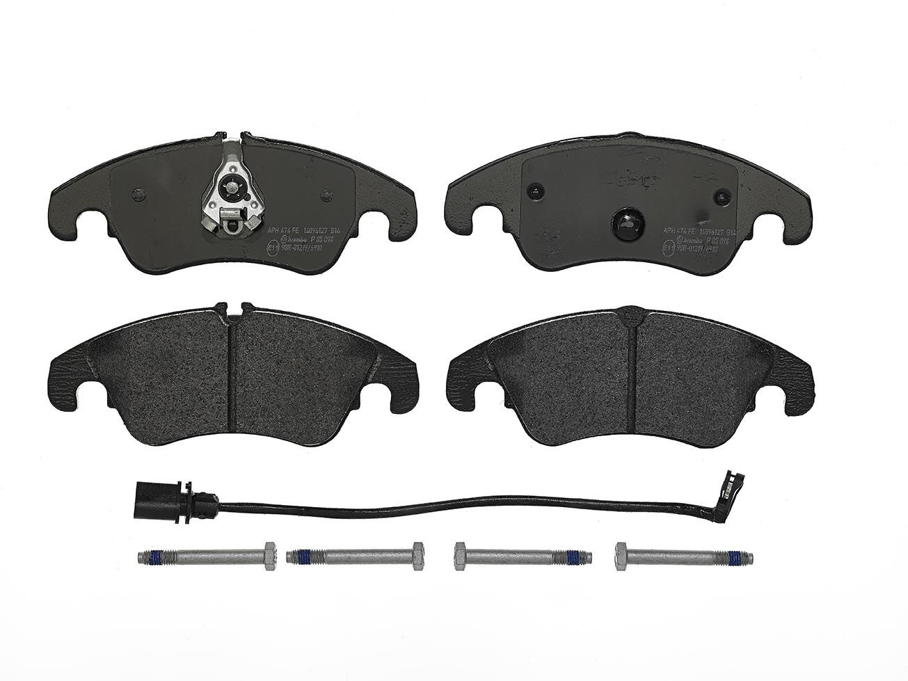BREMBO P 85 098 - Bremsbelagsatz, Scheibenbremse PRIME LINE