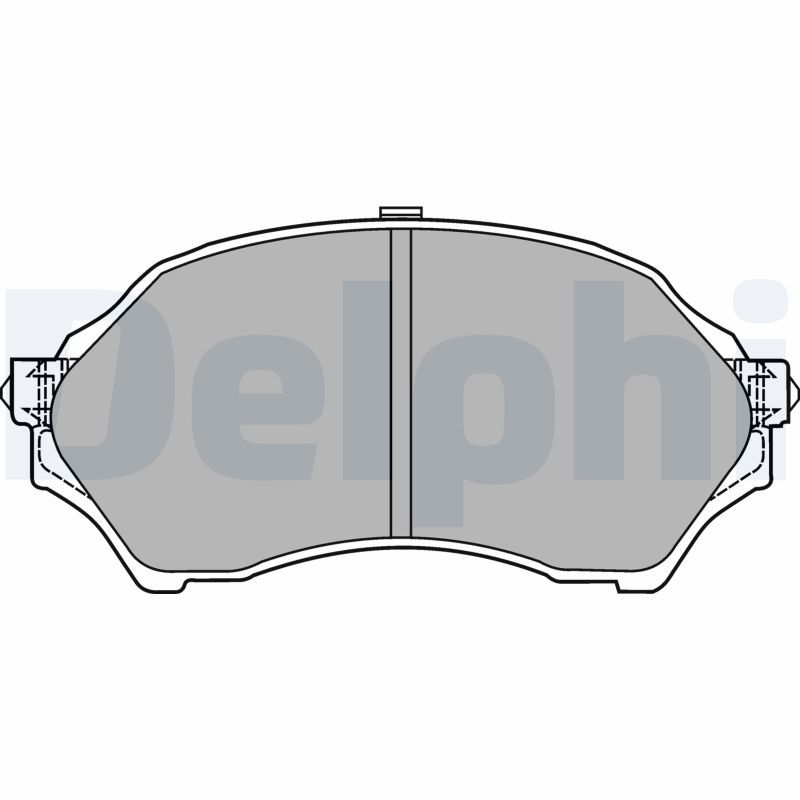 Brake Pad Set, disc brake LP1440