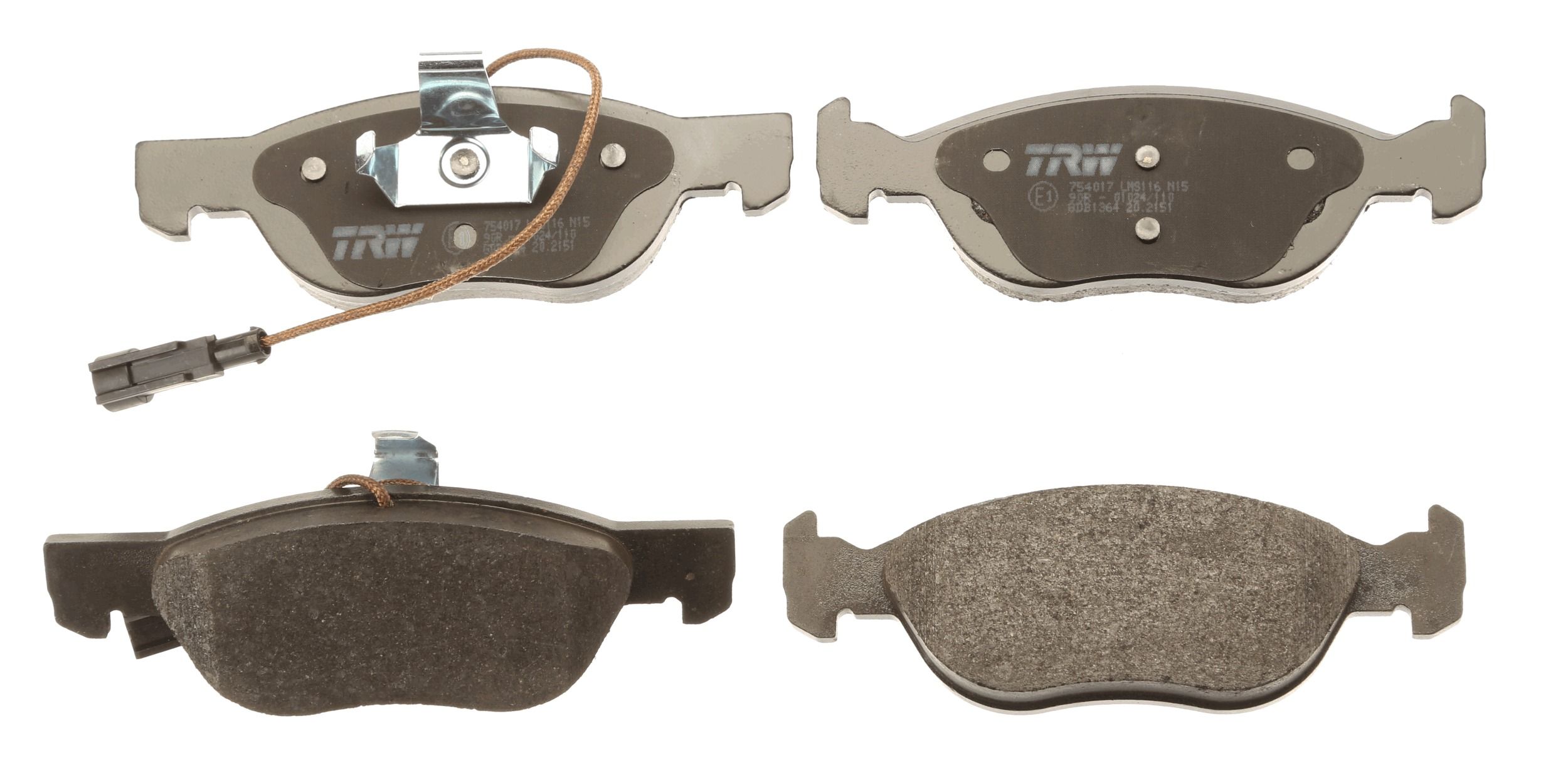 TRW DISC BRAKE PADS - TecDoc 2