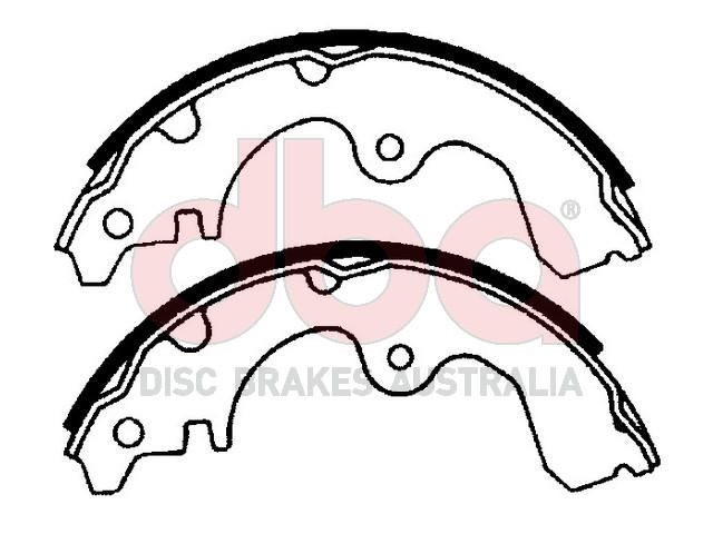 Street Series Brake Shoes [Toyota Corolla II 180mm] - TecDoc Only