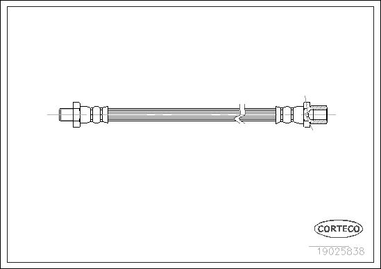 FLEXIBLE DE FREIN CITROEN CX  0705