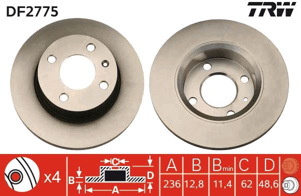 PAIRE DE DISQUES  9900