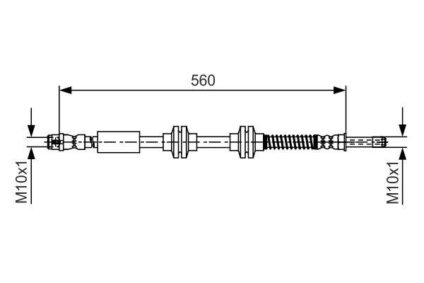 Brake Hose 1 987 481 664