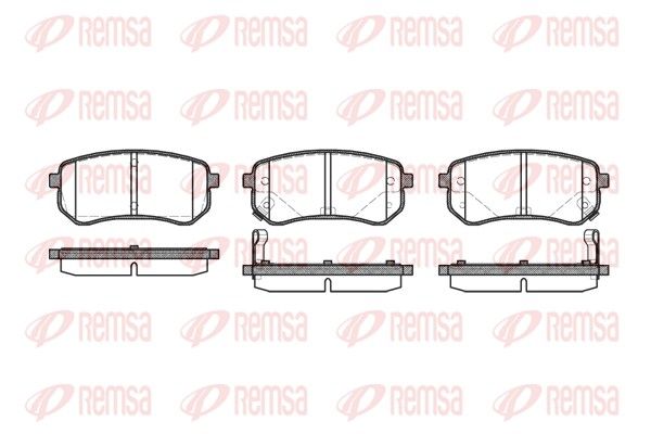 Premium Rear Brake Pad Set Premium Rear Brake Pad Set