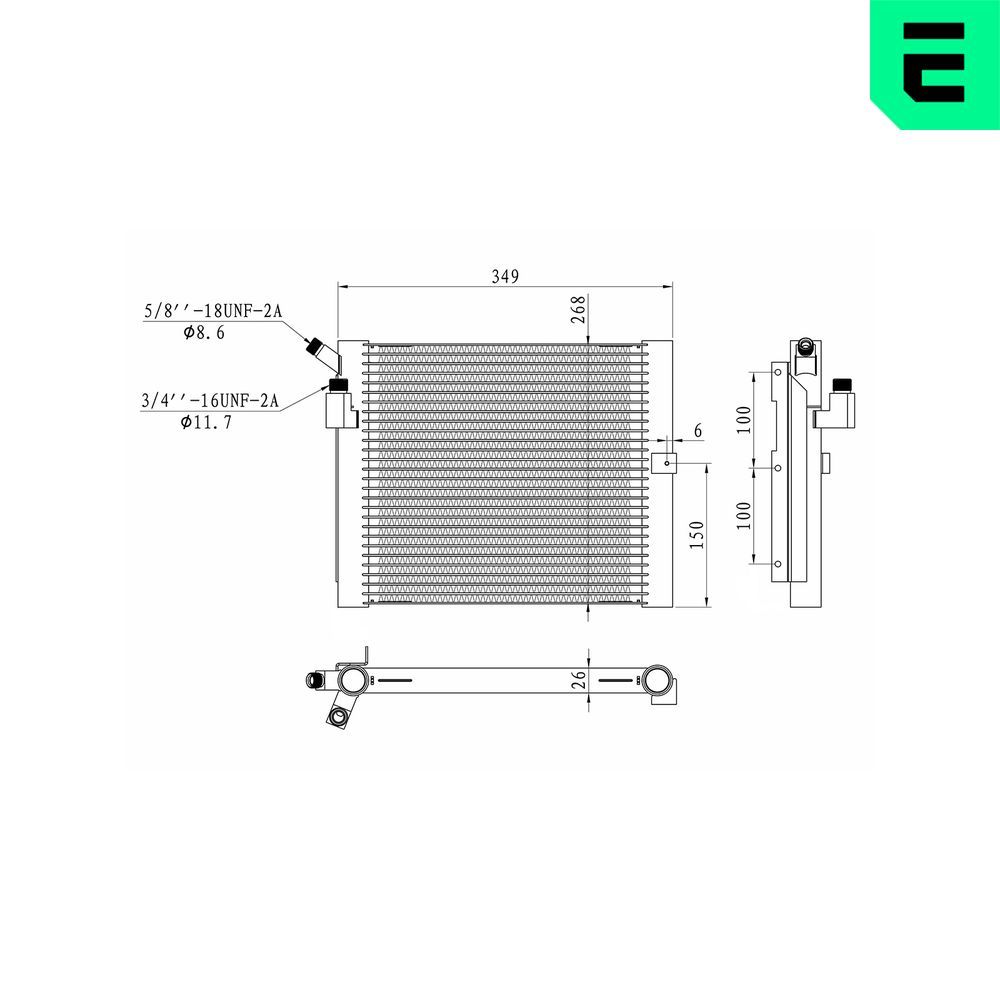 ERA 667430 - Kondensator, Klimaanlage