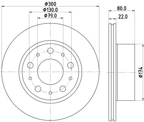 DISQUES DE FREIN VUL - BOITE DE 2