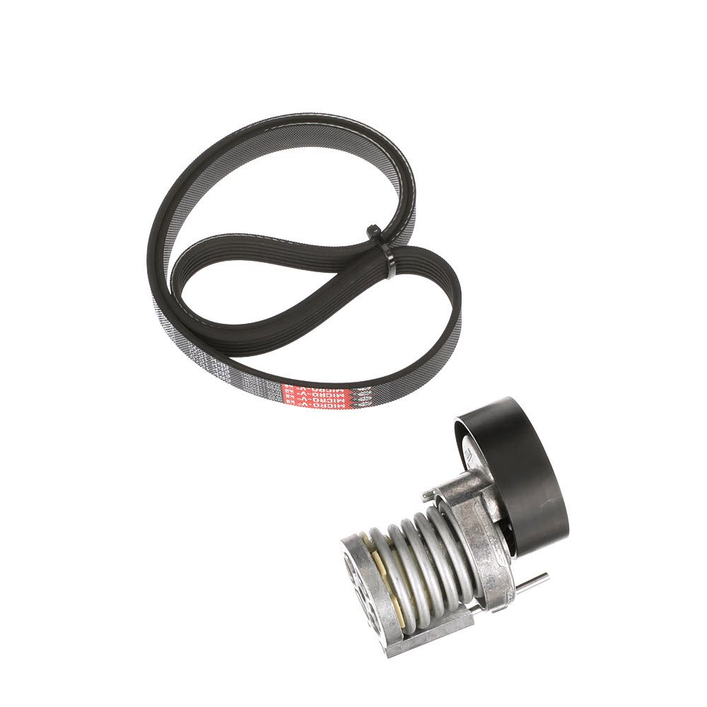 V formos rumbuotas diržas, komplektas