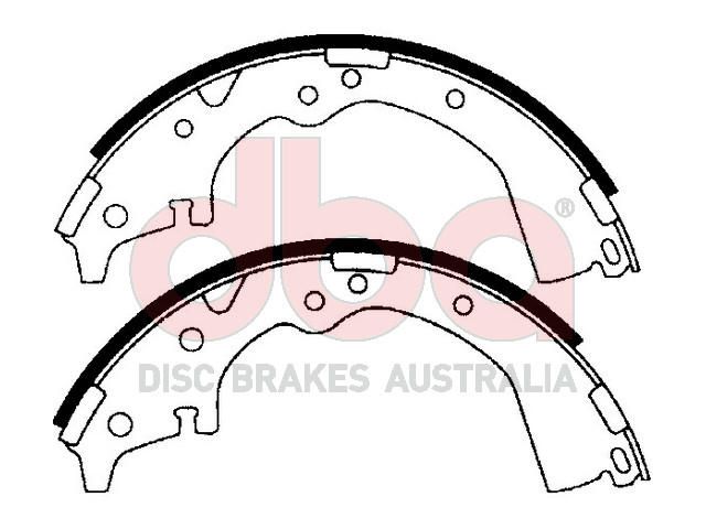 Street Series Brake Shoes [Toyota 1978-05 254mm] - TecDoc Only