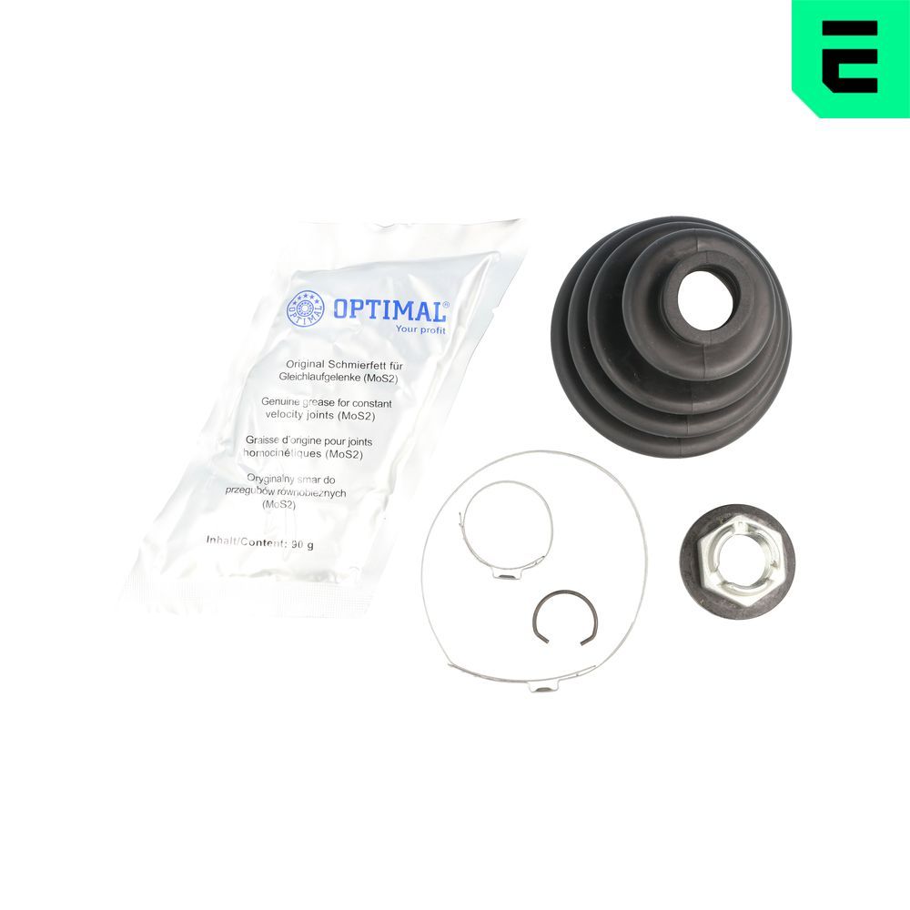 Faltenbalgsatz, Antriebswelle