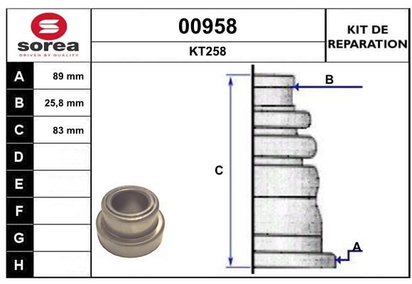 KIT D'ETANCHEITE 00958  .