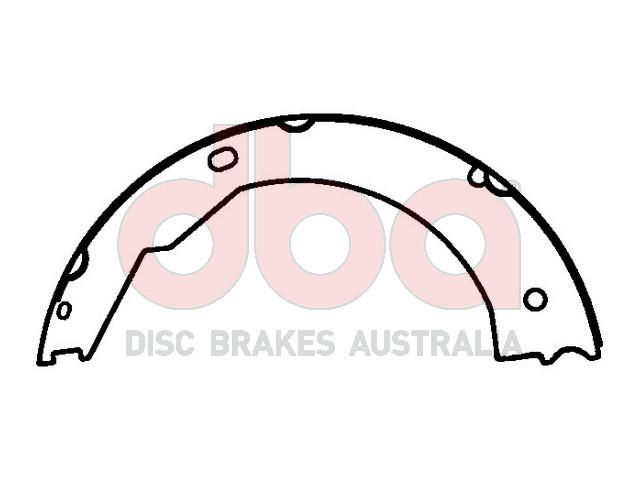 Street Series Brake Shoes [Dexter Trailer 304.8mm] - TecDoc Only