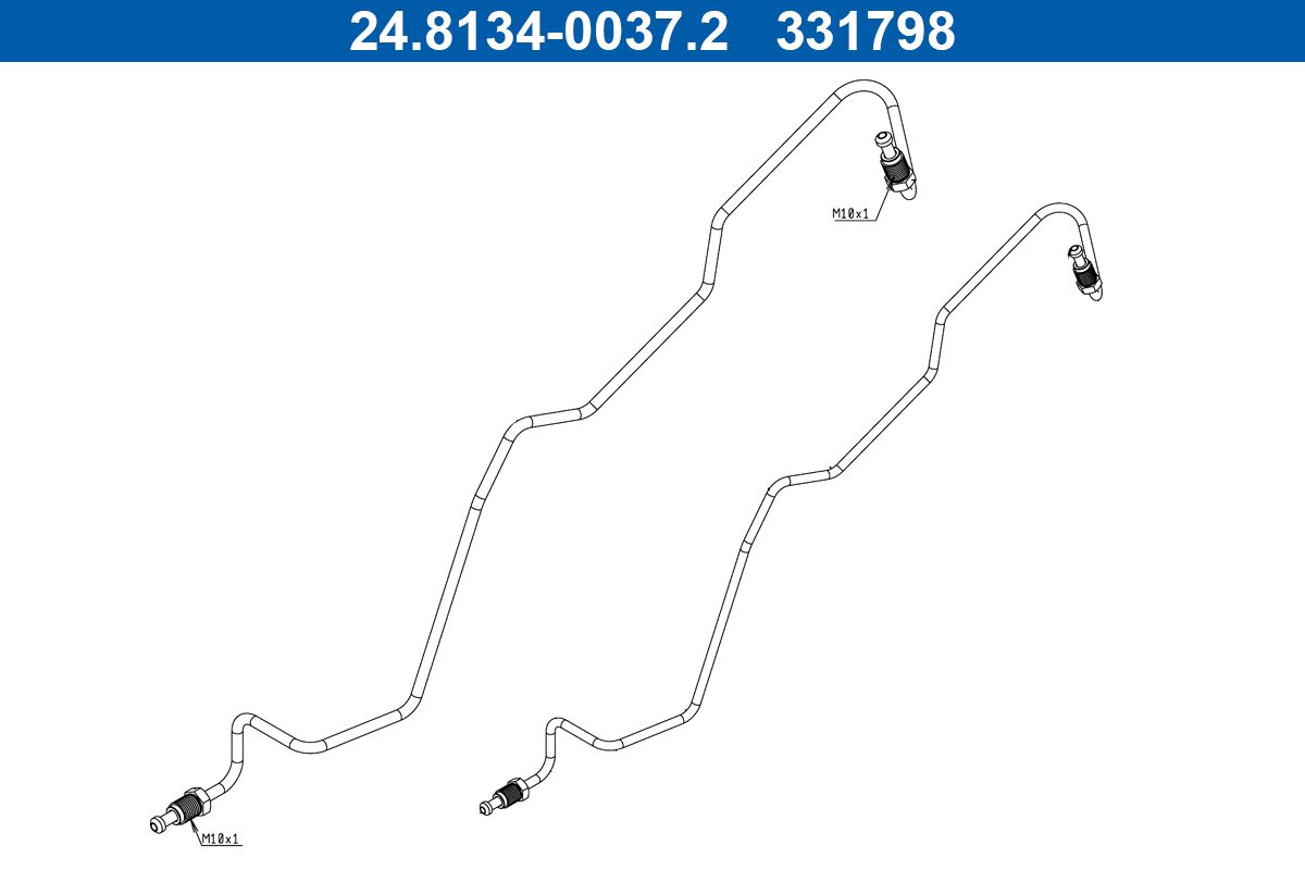 ATE 24.8134-0037.2 Brake Line
