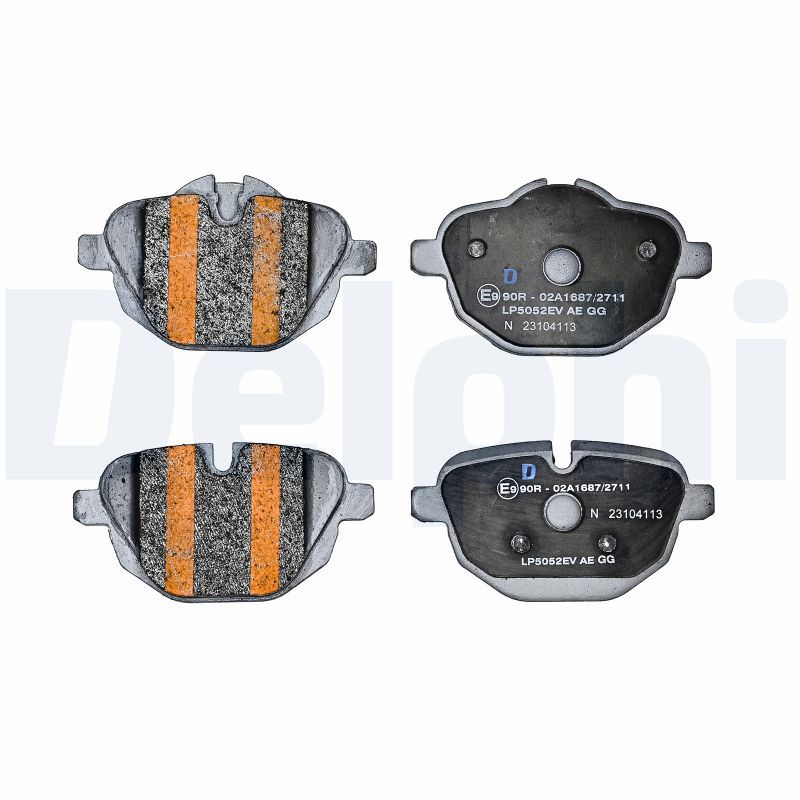 Delphi LP5052EV - Bremsbelagsatz, Scheibenbremse