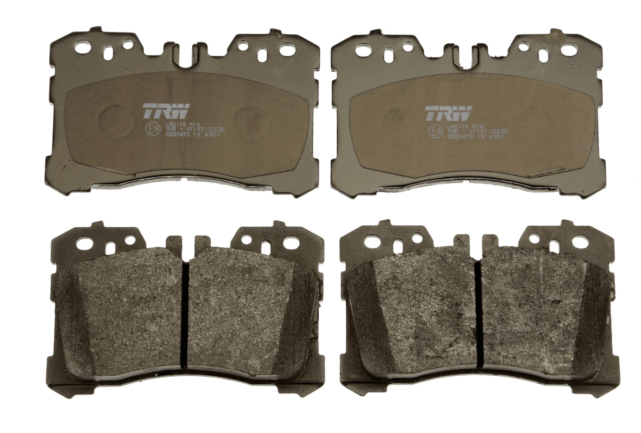 TRW DISC BRAKE PADS - TecDoc 2