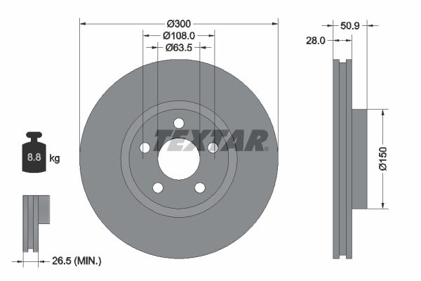 Brake Disc 92283105