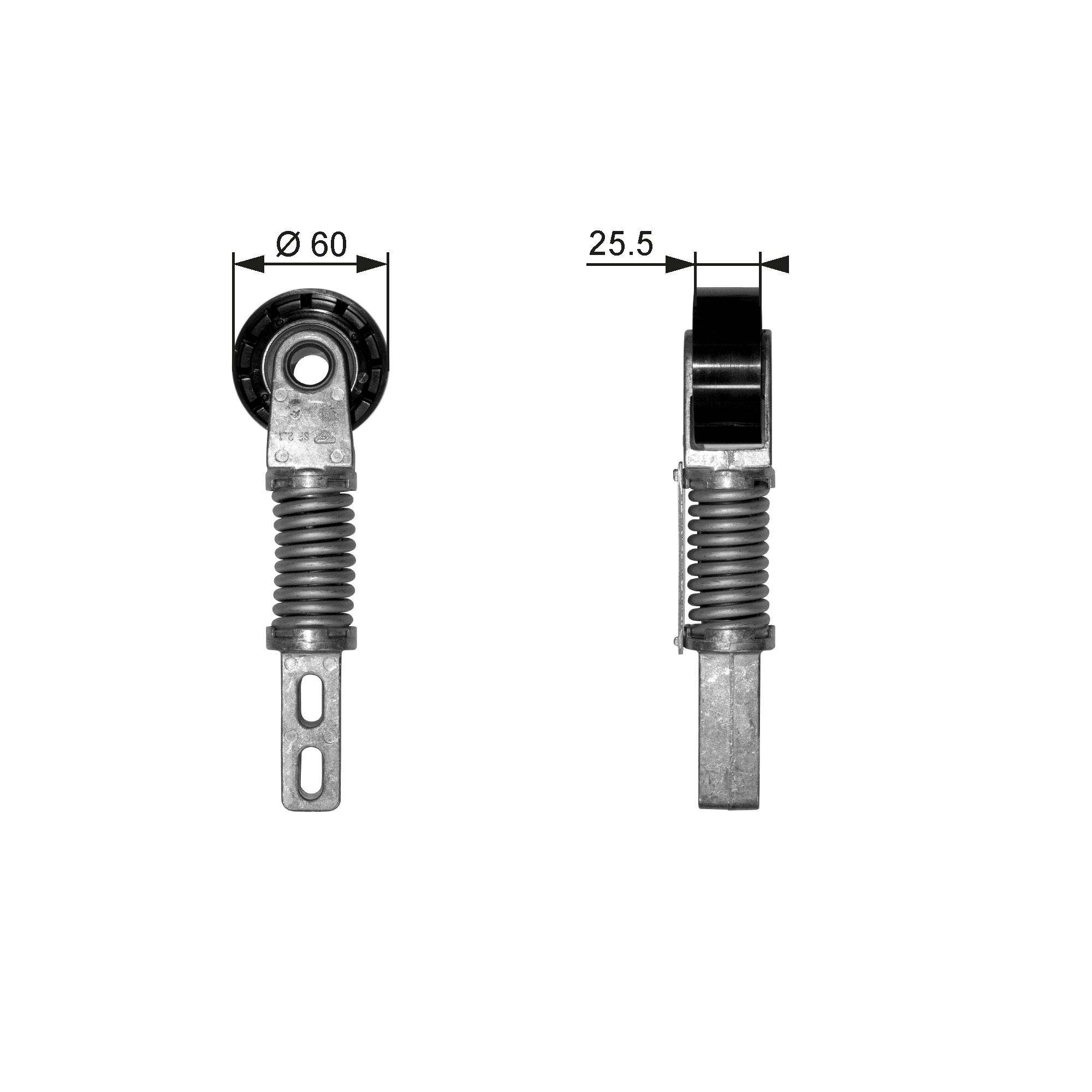 Belt Tensioner, V-ribbed belt T38355