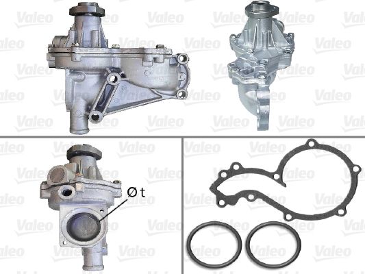 Water Pump, engine cooling 506603