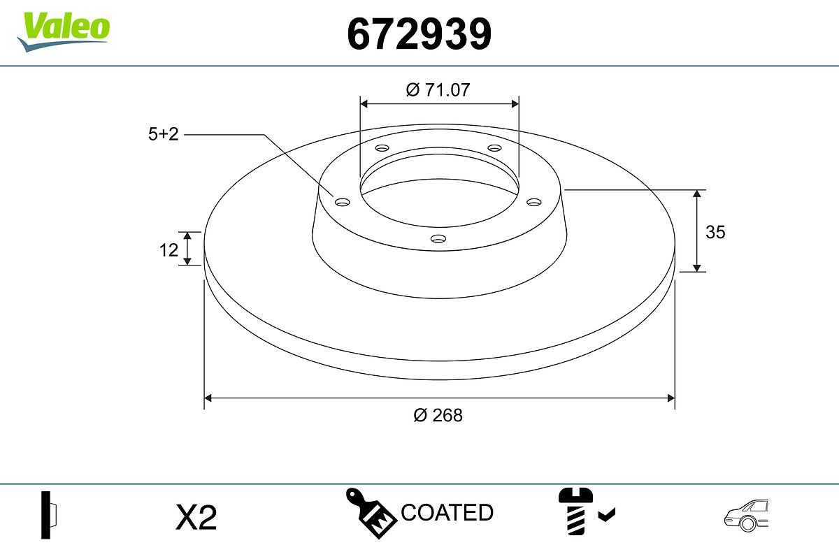 Brake Disc 672939