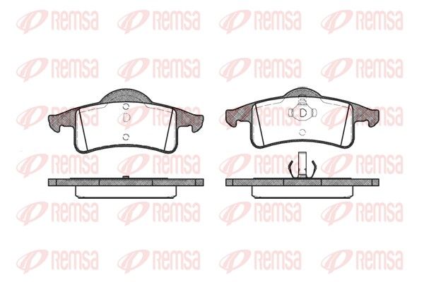 Premium Rear Brake Pad Set