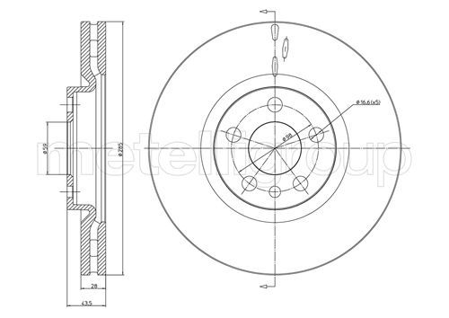 Brake Disc 23-0615C