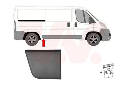 VAN WEZEL 1651418 - Zier-/Schutzleiste, Seitenwand