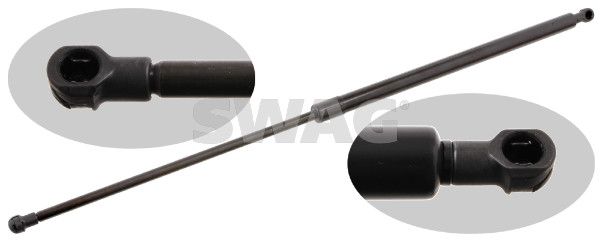 Gasfeder, Koffer-/Laderaum