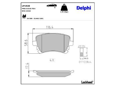 Bremsbelagsatz, Scheibenbremse