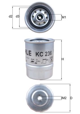 Fuel Filter KC 236