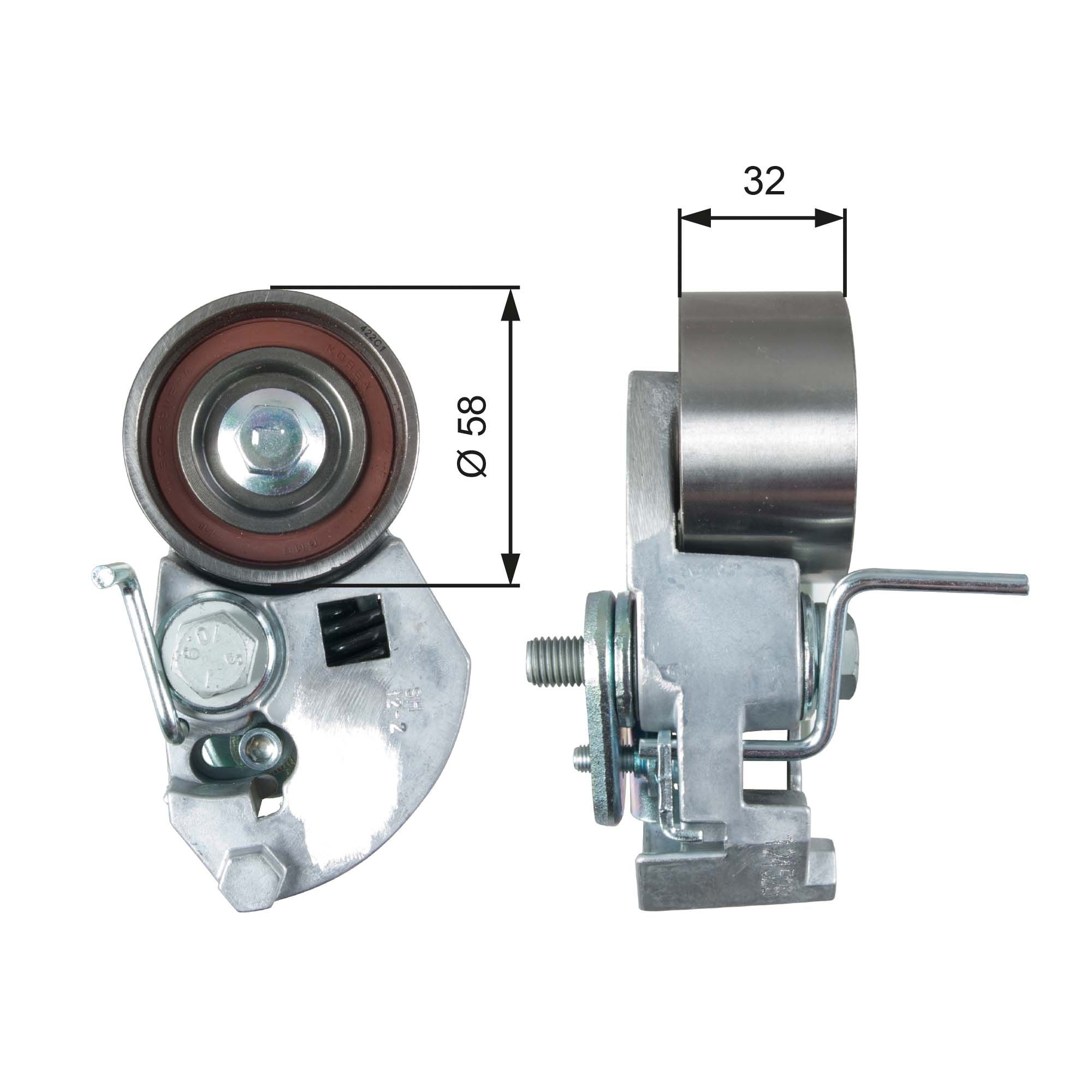 Spannrolle, Zahnriemen