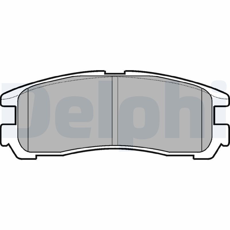 Brake Pad Set, disc brake LP955