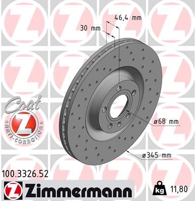 Brake Disc 100.3326.52