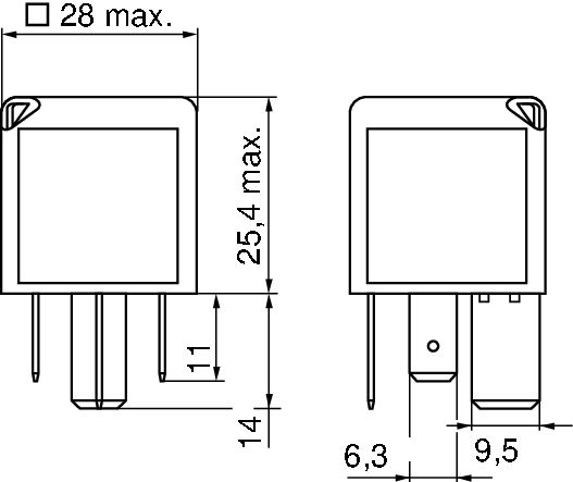 Relais, Arbeitsstrom