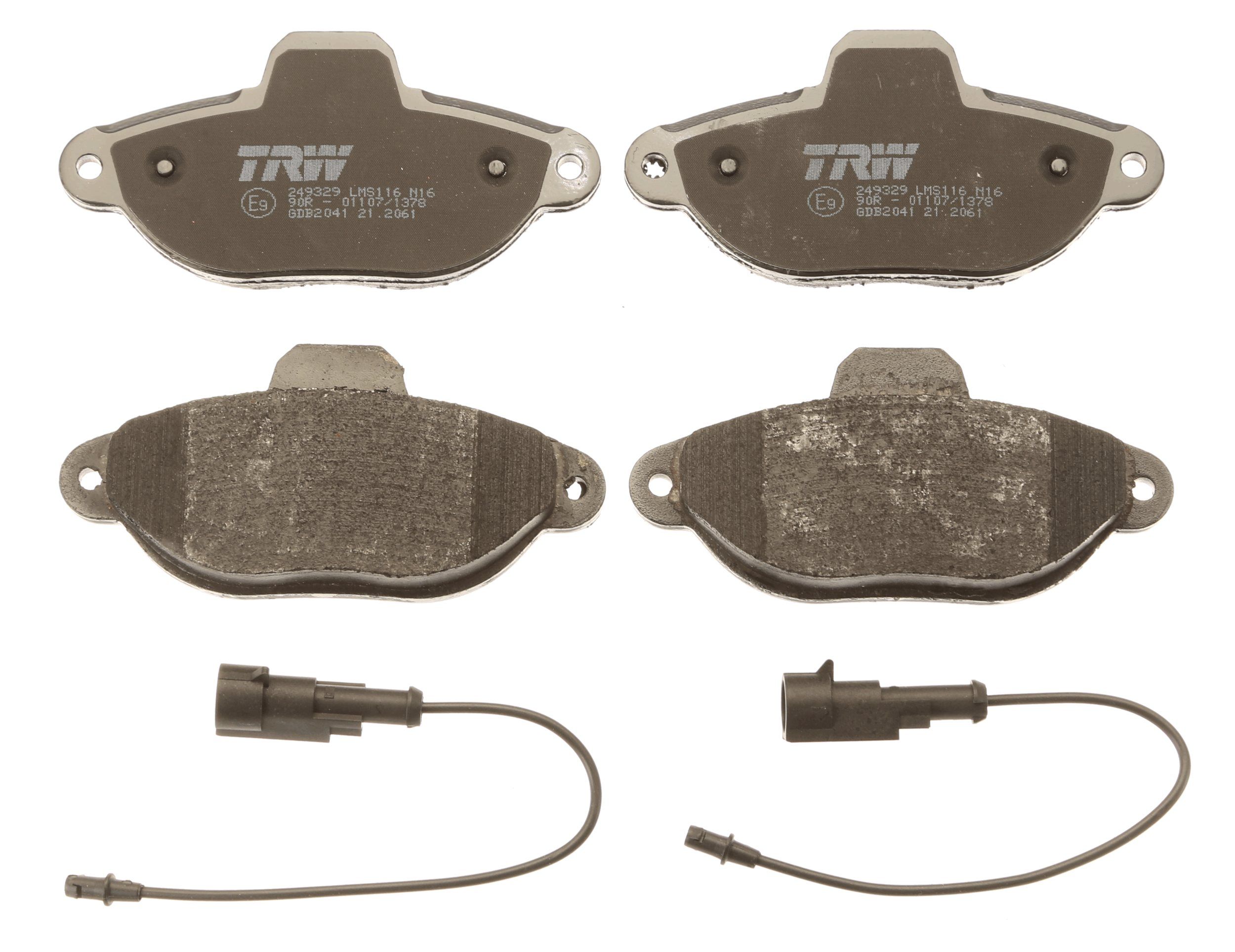 TRW DISC BRAKE PADS - TecDoc 2
