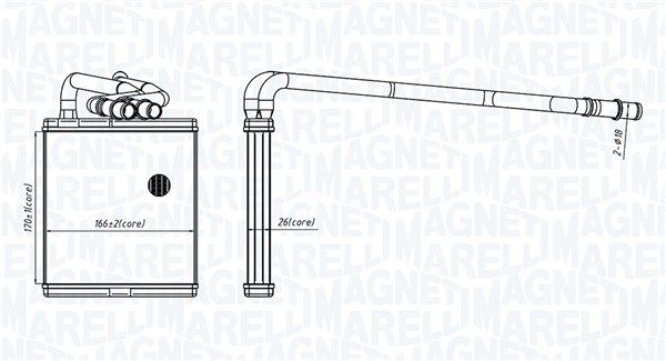 Wärmetauscher, Innenraumheizung