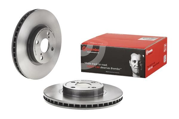BREMBO DISC ROTOR -  TOYOTA COROLLA ZZE122R 01-07 (FRT) - TecDoc 1