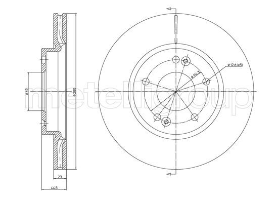 Brake Disc 23-1377C