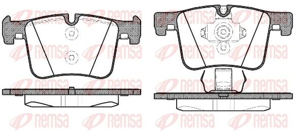 Brake Pad Set, disc brake 1457.00