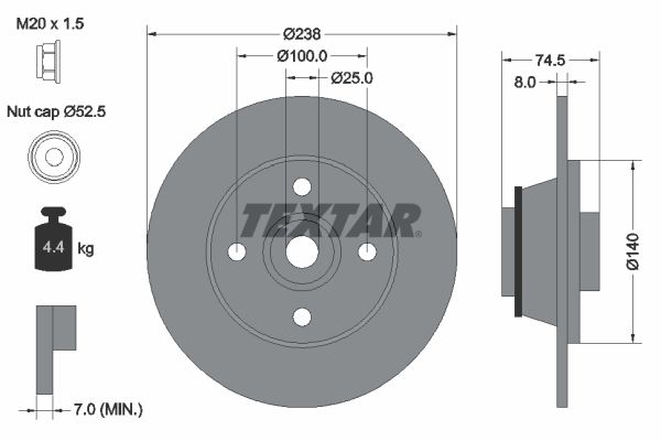 Brake Disc 92154100