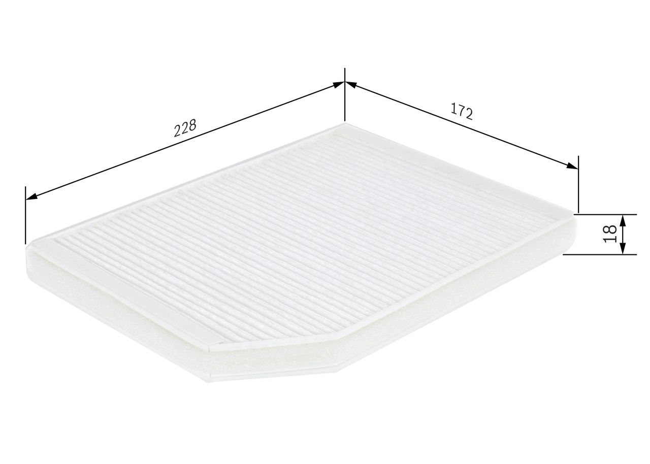 BOSCH 1 987 432 027 - Filter, Innenraumluft